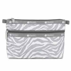 LeSportsac レスポートサック ポーチ 7105 COSMETIC CLUTCH E974 ALLOY ZEBRA