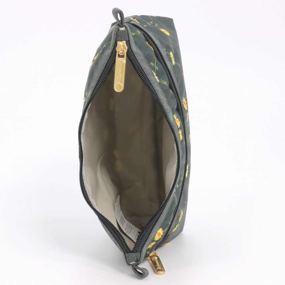 LeSportsac レスポートサック ポーチ 7105 COSMETIC CLUTCH HC10 DAISY CROSS GREEN