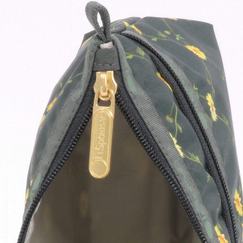 LeSportsac レスポートサック ポーチ 7105 COSMETIC CLUTCH HC10 DAISY CROSS GREEN