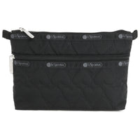 LeSportsac レスポートサック ポーチ 7105 COSMETIC CLUTCH HC14 BLACK HEART DEBOSS