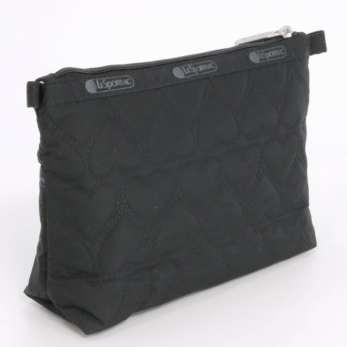 LeSportsac レスポートサック ポーチ 7105 COSMETIC CLUTCH HC14 BLACK HEART DEBOSS