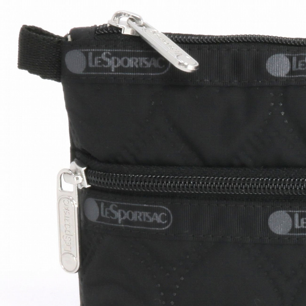 LeSportsac レスポートサック ポーチ 7105 COSMETIC CLUTCH HC14 BLACK HEART DEBOSS
