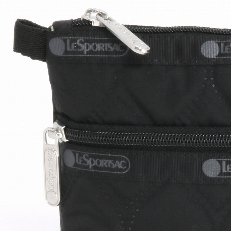 LeSportsac レスポートサック ポーチ 7105 COSMETIC CLUTCH HC14 BLACK HEART DEBOSS