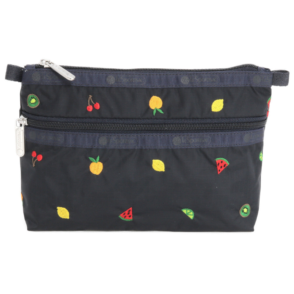 LeSportsac レスポートサック ポーチ 7105 COSMETIC CLUTCH HC25 MIXED FRUIT EMBROIDERY