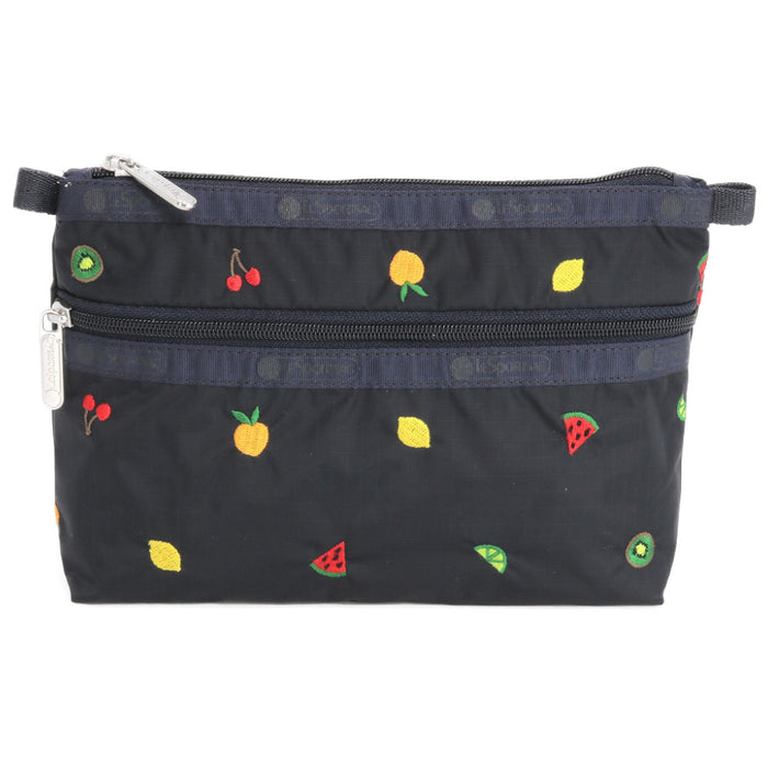 LeSportsac レスポートサック ポーチ 7105 COSMETIC CLUTCH HC25 MIXED FRUIT EMBROIDERY
