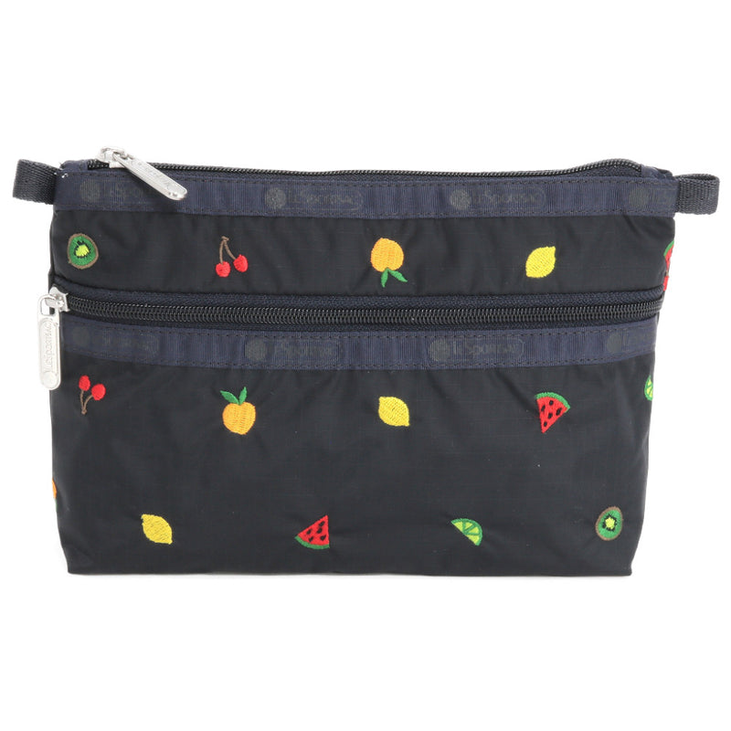 LeSportsac レスポートサック ポーチ 7105 COSMETIC CLUTCH HC25 MIXED FRUIT EMBROIDERY