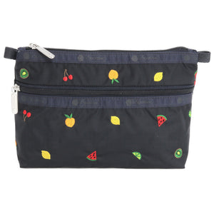 LeSportsac レスポートサック ポーチ 7105 COSMETIC CLUTCH HC25 MIXED FRUIT EMBROIDERY
