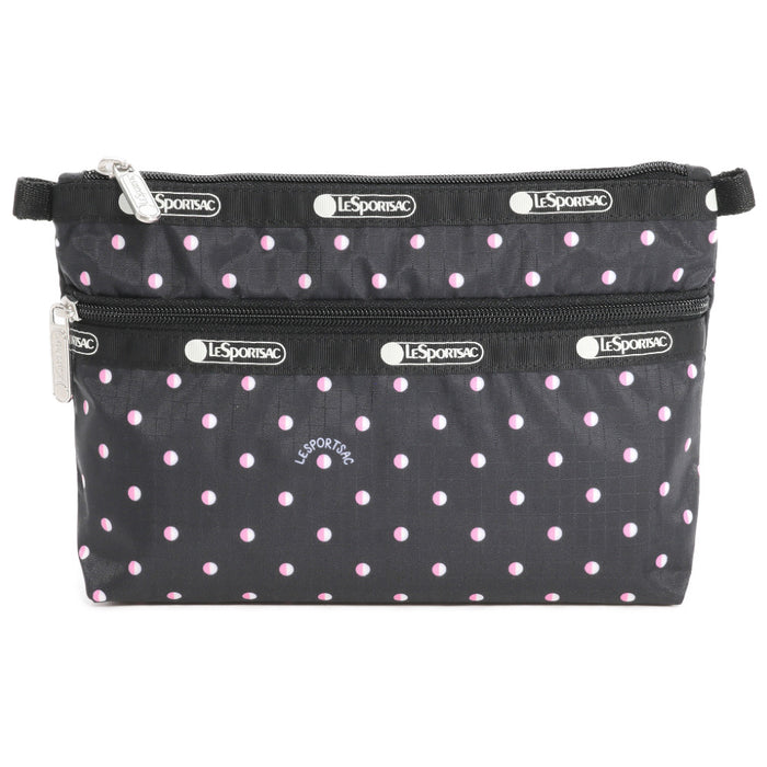 LeSportsac レスポートサック ポーチ 7105 COSMETIC CLUTCH HC32 PINK GEO DOT