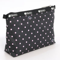 LeSportsac レスポートサック ポーチ 7105 COSMETIC CLUTCH HC32 PINK GEO DOT