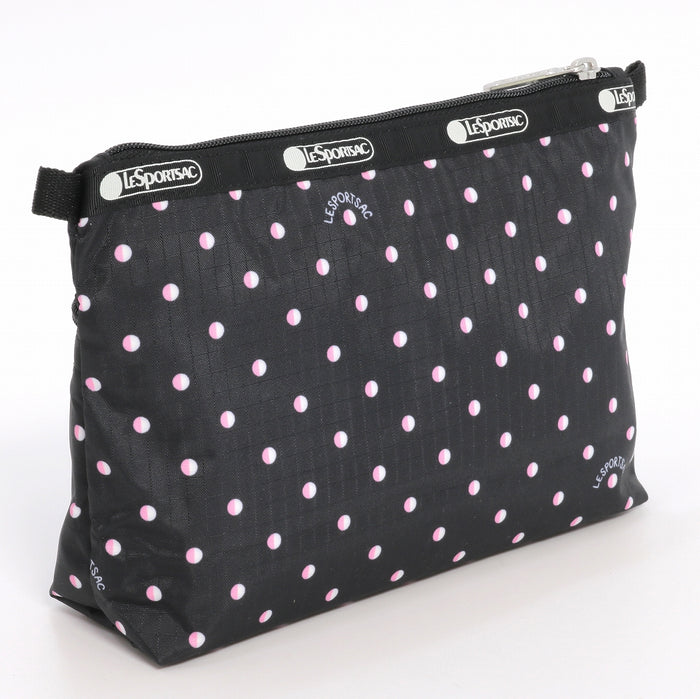 LeSportsac レスポートサック ポーチ 7105 COSMETIC CLUTCH HC32 PINK GEO DOT