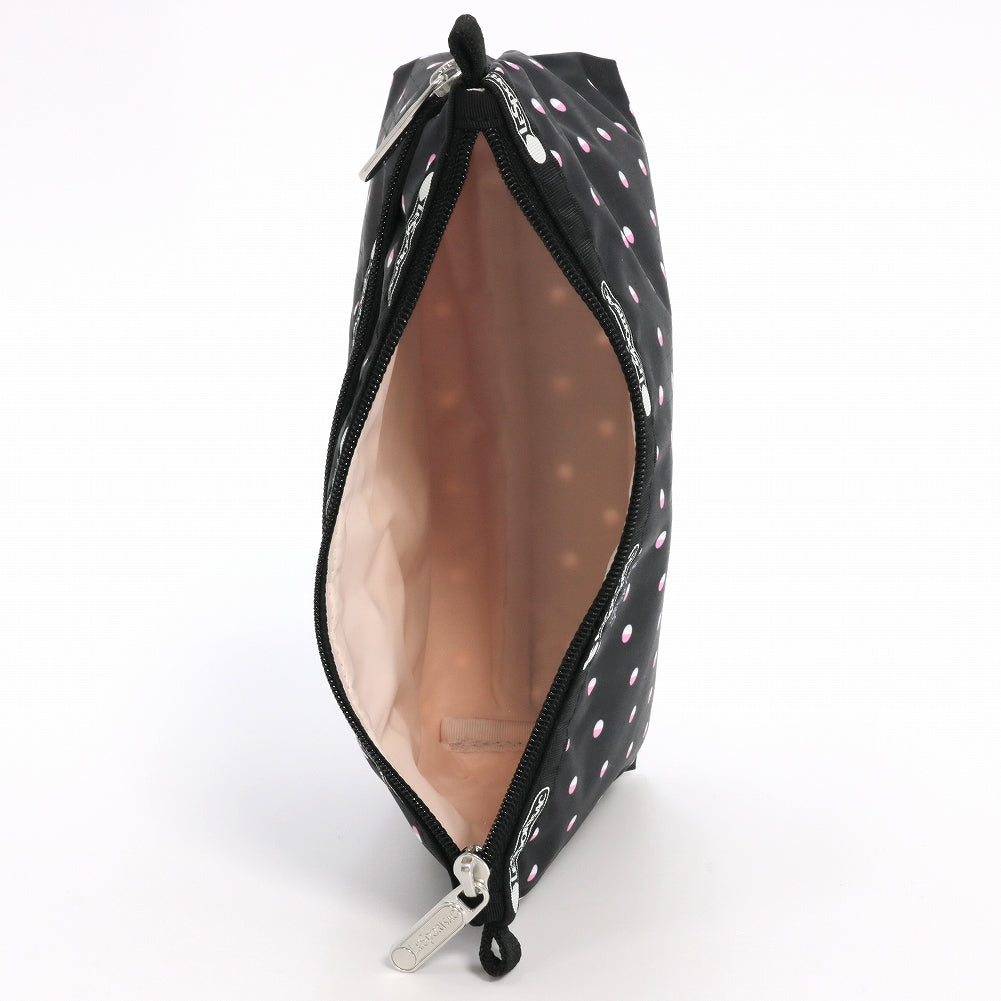 LeSportsac レスポートサック ポーチ 7105 COSMETIC CLUTCH HC32 PINK GEO DOT