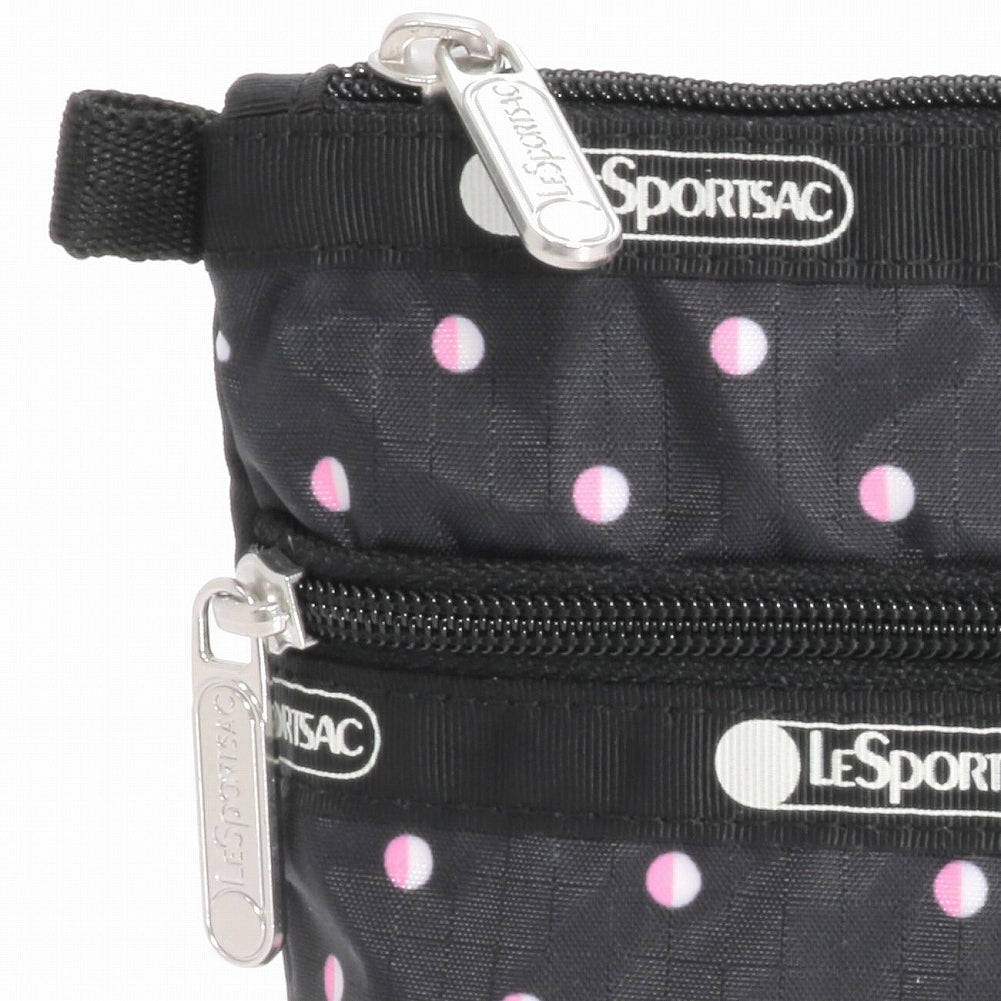 LeSportsac レスポートサック ポーチ 7105 COSMETIC CLUTCH HC32 PINK GEO DOT
