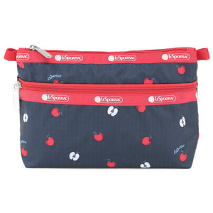 LeSportsac レスポートサック ポーチ 7105 COSMETIC CLUTCH HC52 RED DELICIOUS NAVY/RED
