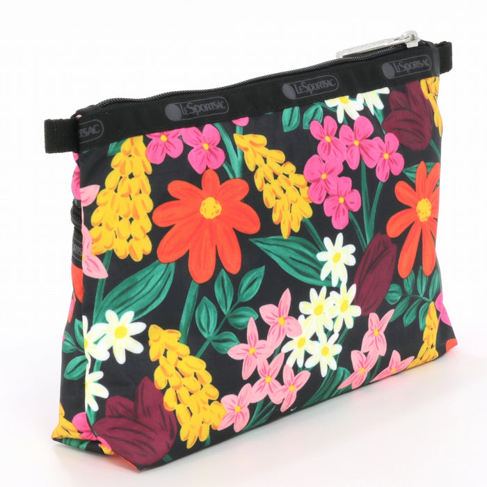 LeSportsac レスポートサック ポーチ 7105 COSMETIC CLUTCH HC87 Bright Garden Blooms [並行輸入商品]