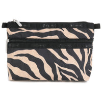 LeSportsac レスポートサック ポーチ 7105 COSMETIC CLUTCH HC94 RAFFIA ZEBRA