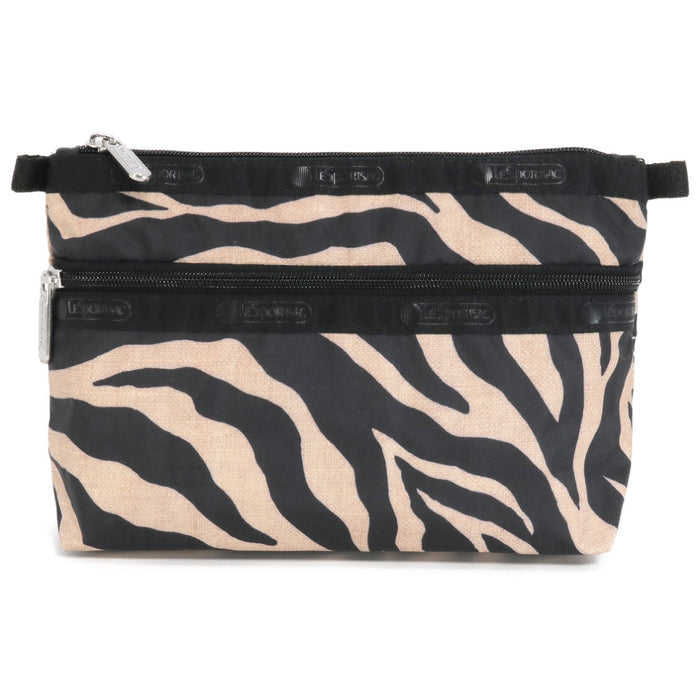 LeSportsac レスポートサック ポーチ 7105 COSMETIC CLUTCH HC94 RAFFIA ZEBRA