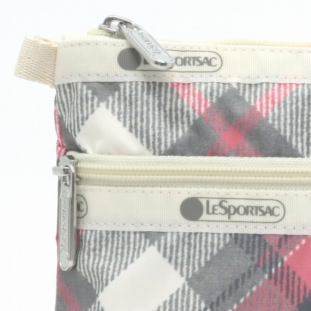 LeSportsac レスポートサック ポーチ 7105 COSMETIC CLUTCH HD41 SEAMLESS TARTAN [並行輸入商品]