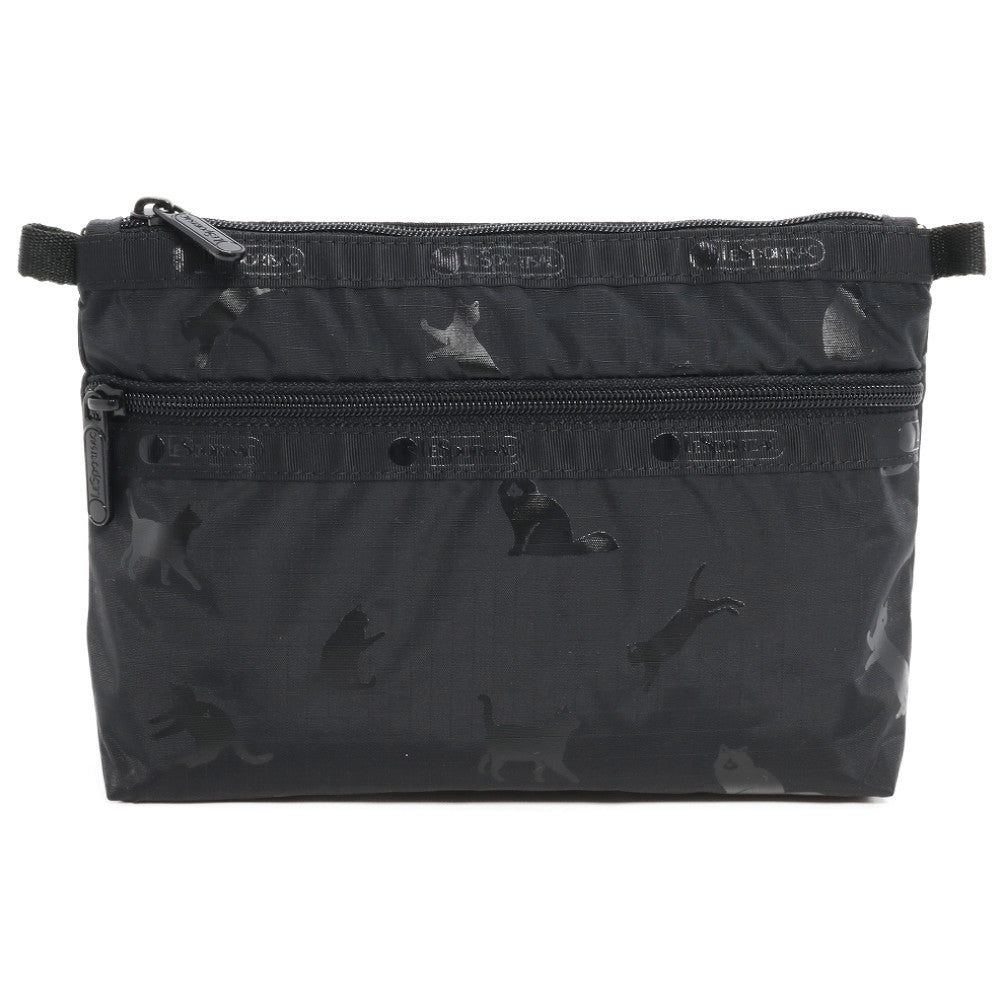 LeSportsac レスポートサック ポーチ 7105 COSMETIC CLUTCH HD45 BLACK CATS