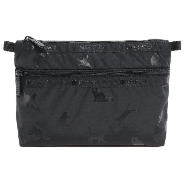 LeSportsac レスポートサック ポーチ 7105 COSMETIC CLUTCH HD45 BLACK CATS