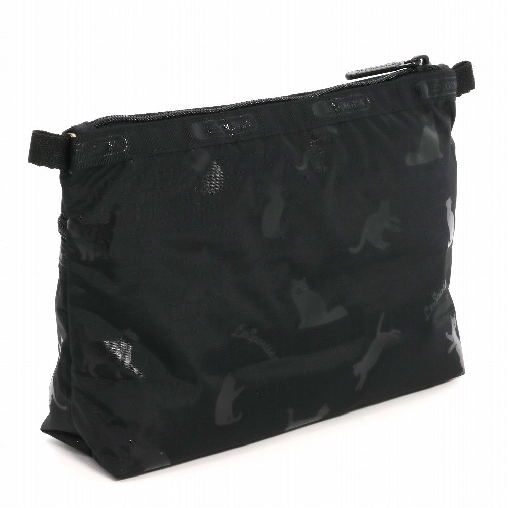 LeSportsac レスポートサック ポーチ 7105 COSMETIC CLUTCH HD45 BLACK CATS