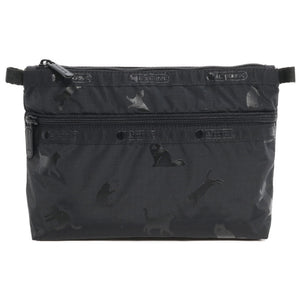LeSportsac レスポートサック ポーチ 7105 COSMETIC CLUTCH HD45 BLACK CATS