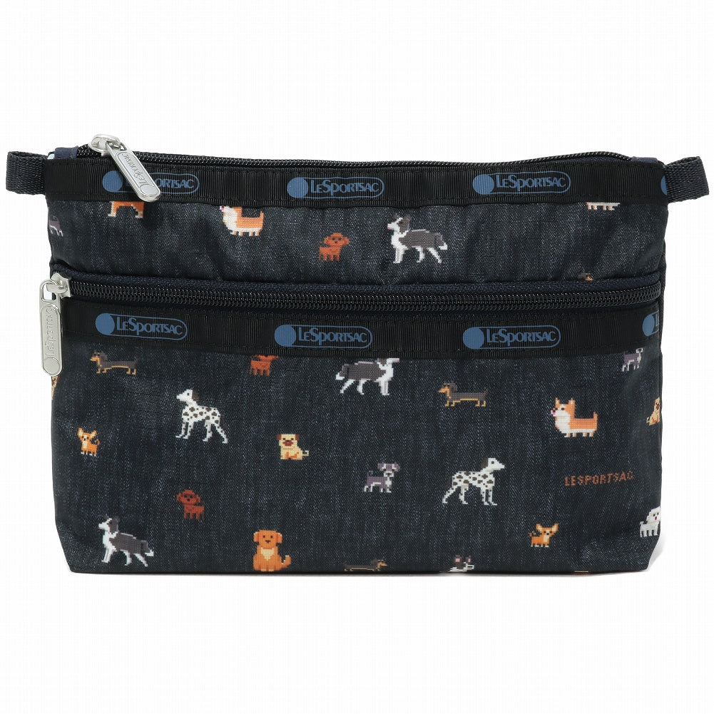 LeSportsac レスポートサック ポーチ 7105 COSMETIC CLUTCH HF44 WOOF WONDERLAND