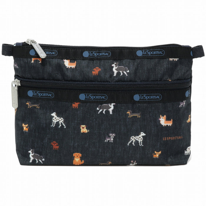 LeSportsac レスポートサック ポーチ 7105 COSMETIC CLUTCH HF44 WOOF WONDERLAND