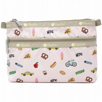 LeSportsac レスポートサック ポーチ 7105 COSMETIC CLUTCH HF56 NYC ICONS PINK