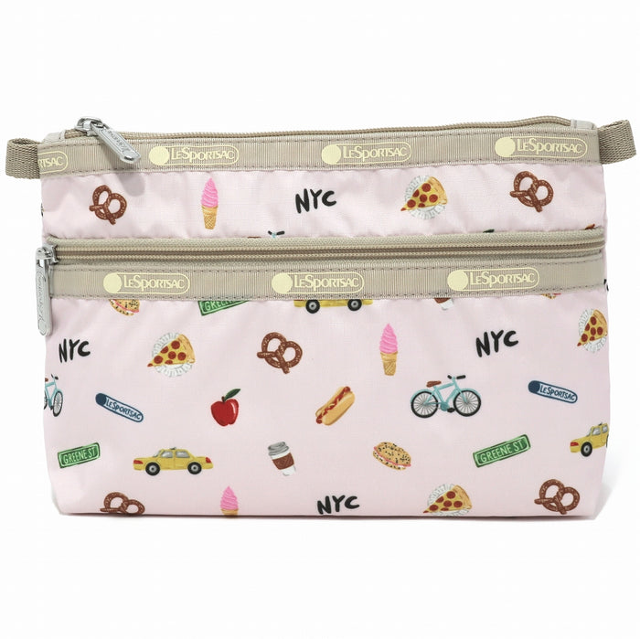 LeSportsac レスポートサック ポーチ 7105 COSMETIC CLUTCH HF56 NYC ICONS PINK