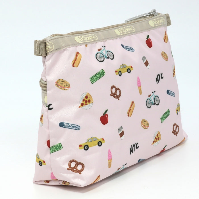 LeSportsac レスポートサック ポーチ 7105 COSMETIC CLUTCH HF56 NYC ICONS PINK