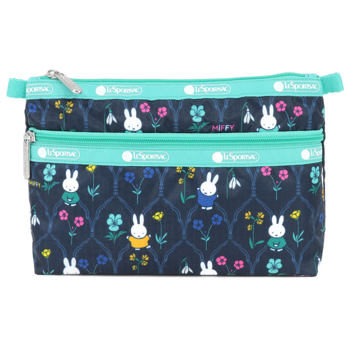 LeSportsac レスポートサック ポーチ 7105 COSMETIC CLUTCH L259 MIFFY GARDEN FLORAL ACC