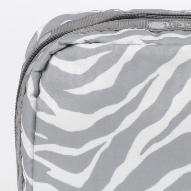 LeSportsac レスポートサック ポーチ 7121 EXTRA LARGE RECTANGULAR COSMETIC E974 ALLOY ZEBRA