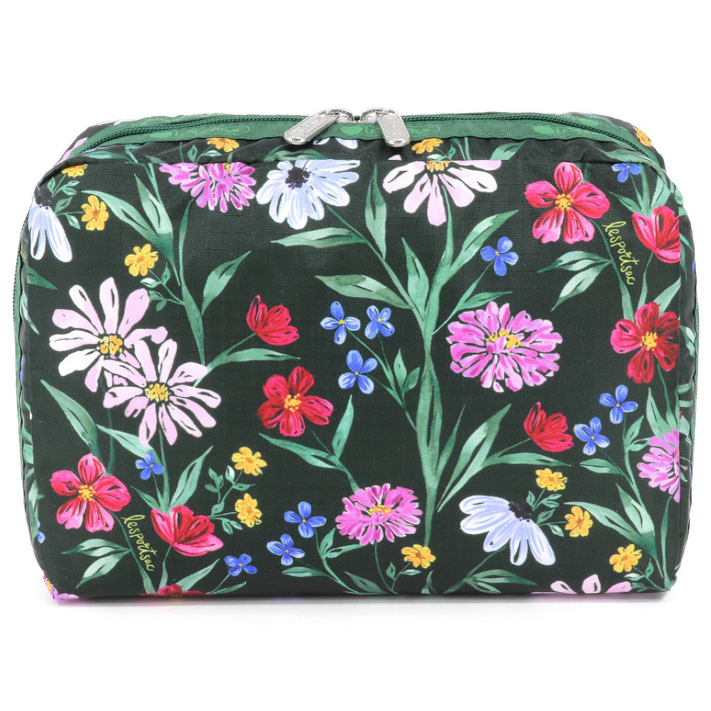 LeSportsac レスポートサック ポーチ 7121 EXTRA LARGE RECTANGULAR COSMETIC E984  WATERCOLOR GARDEN