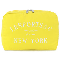 LeSportsac レスポートサック ポーチ 7121 EXTRA LARGE RECTANGULAR COSMETIC H139 PRIMRSE YLW LOGO COSM