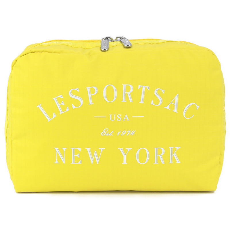 LeSportsac レスポートサック ポーチ 7121 EXTRA LARGE RECTANGULAR COSMETIC H139 PRIMRSE YLW LOGO COSM