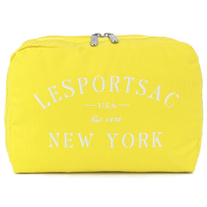 LeSportsac レスポートサック ポーチ 7121 EXTRA LARGE RECTANGULAR COSMETIC H139 PRIMRSE YLW LOGO COSM