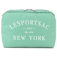 LeSportsac レスポートサック ポーチ 7121 EXTRA LARGE RECTANGULAR COSMETIC H140 SAGE GREEN LOGO COSM