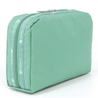 LeSportsac レスポートサック ポーチ 7121 EXTRA LARGE RECTANGULAR COSMETIC H140 SAGE GREEN LOGO COSM