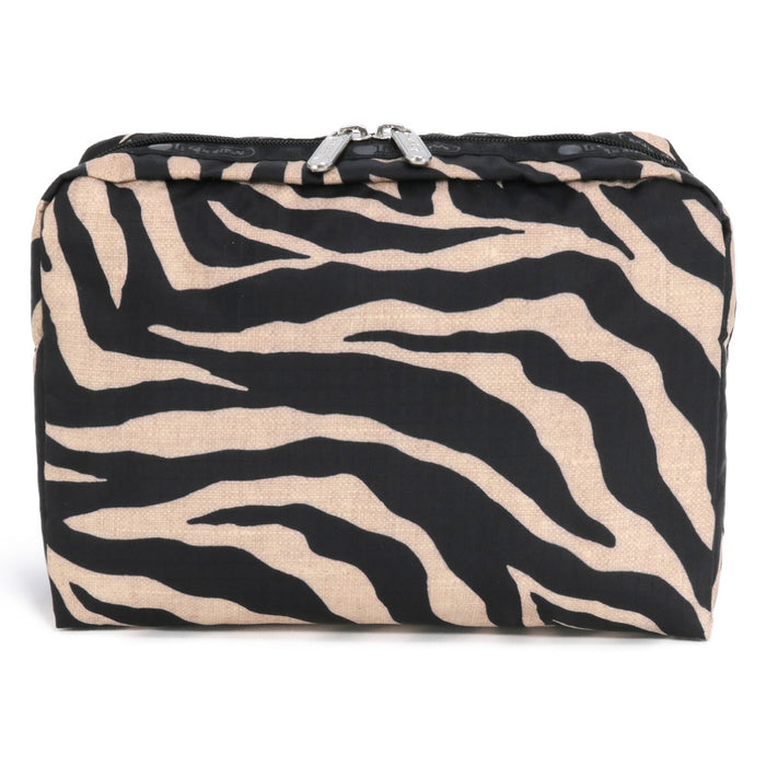 LeSportsac レスポートサック ポーチ 7121 EXTRA LARGE RECTANGULAR COSMETIC HC94 RAFFIA ZEBRA