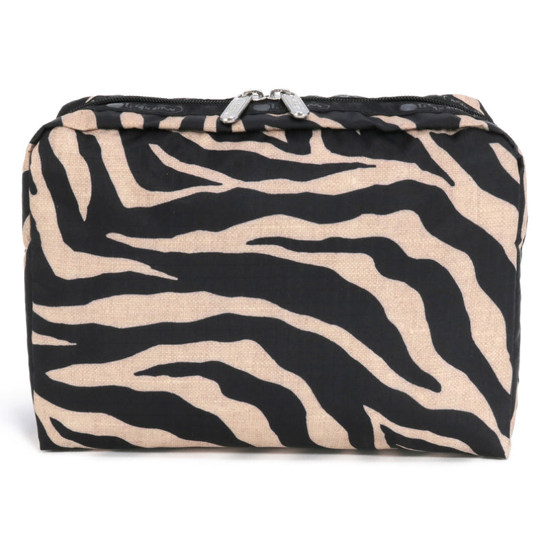 LeSportsac レスポートサック ポーチ 7121 EXTRA LARGE RECTANGULAR COSMETIC HC94 RAFFIA ZEBRA