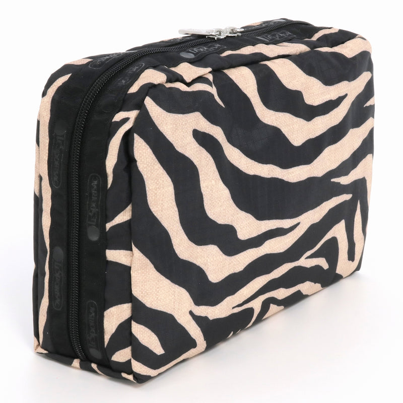 LeSportsac レスポートサック ポーチ 7121 EXTRA LARGE RECTANGULAR COSMETIC HC94 RAFFIA ZEBRA
