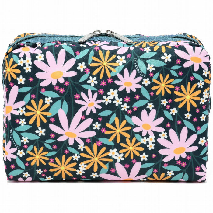 LeSportsac レスポートサック ポーチ 7121 EXTRA LARGE RECTANGULAR COSMETIC HF58 RETRO DAISIES