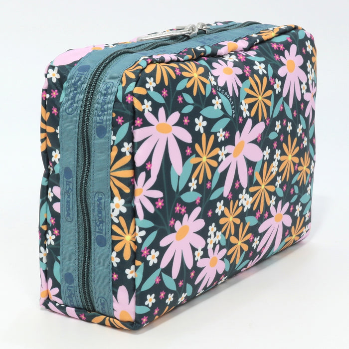 LeSportsac レスポートサック ポーチ 7121 EXTRA LARGE RECTANGULAR COSMETIC HF58 RETRO DAISIES