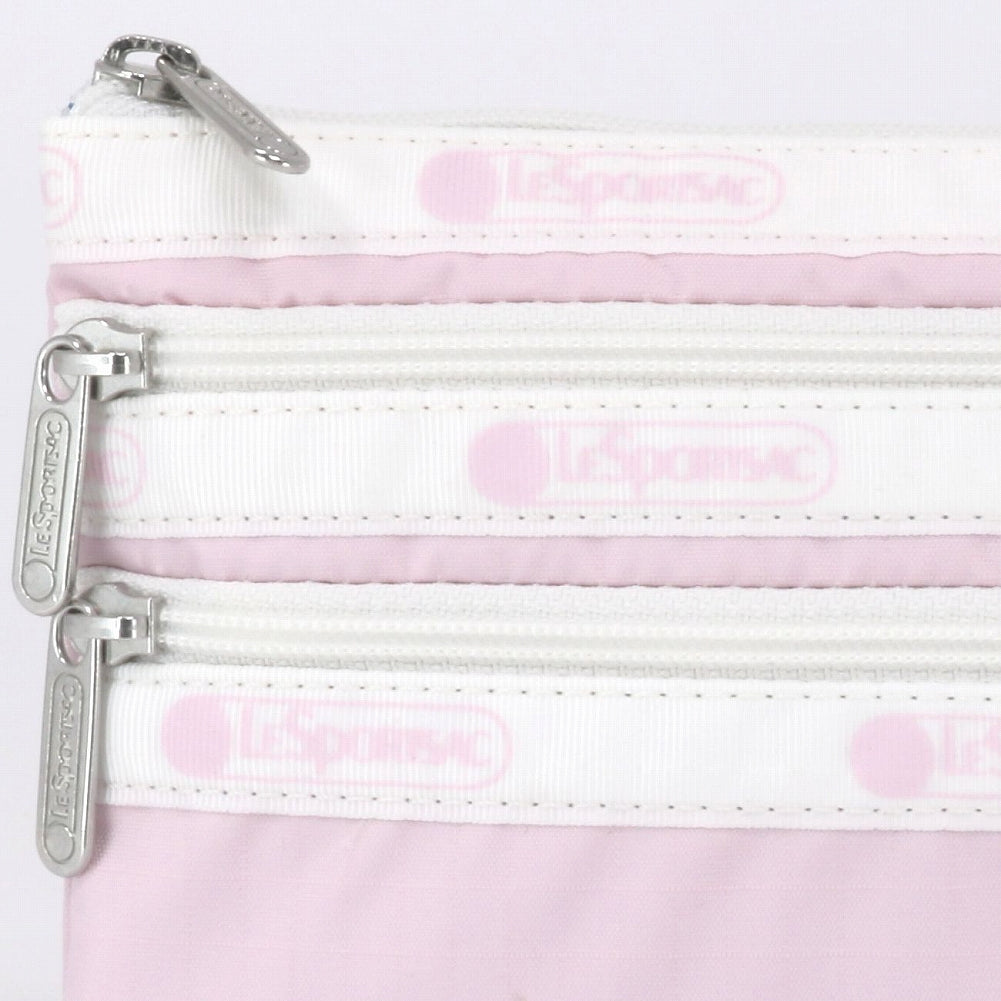 LeSportsac レスポートサック ポーチ 7158 3 ZIP COSMETIC C546 SPECTATOR PETAL PINK