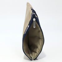 LeSportsac レスポートサック ポーチ 7158 3 ZIP COSMETIC FA04 SPECTATOR BONE/NAVY