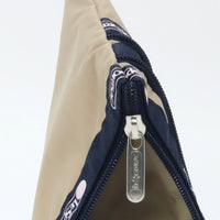 LeSportsac レスポートサック ポーチ 7158 3 ZIP COSMETIC FA04 SPECTATOR BONE/NAVY