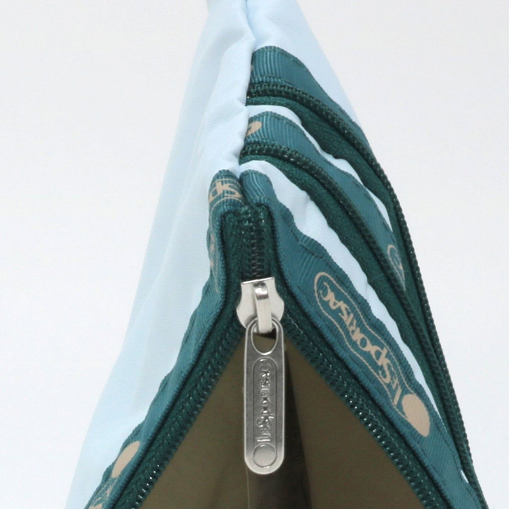 LeSportsac レスポートサック ポーチ 7158 3 ZIP COSMETIC FA17 SPECTATOR CLEAR SKY/TEAL