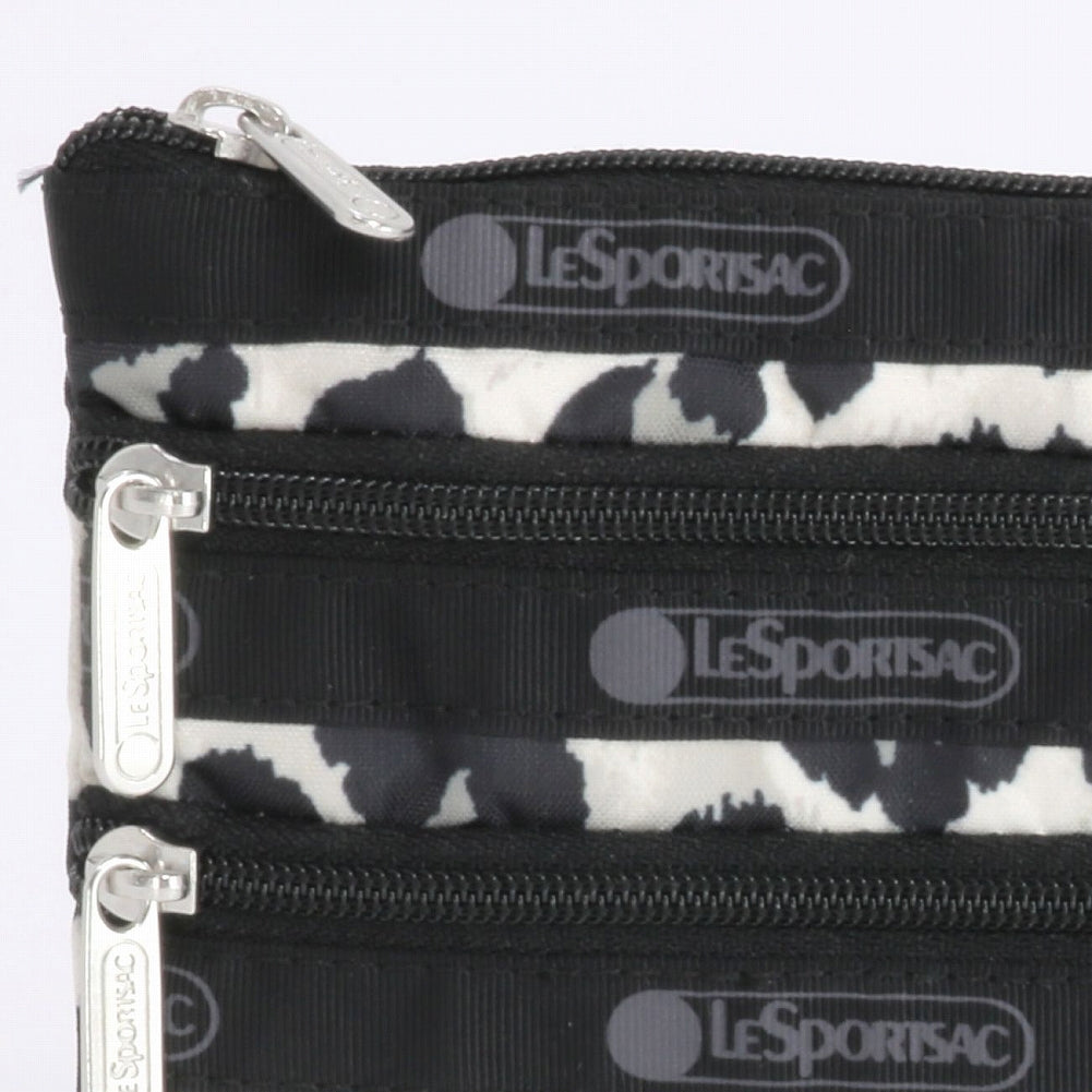 LeSportsac レスポートサック ポーチ 7158 3 ZIP COSMETIC HC19 NEUTRAL LEOPARD