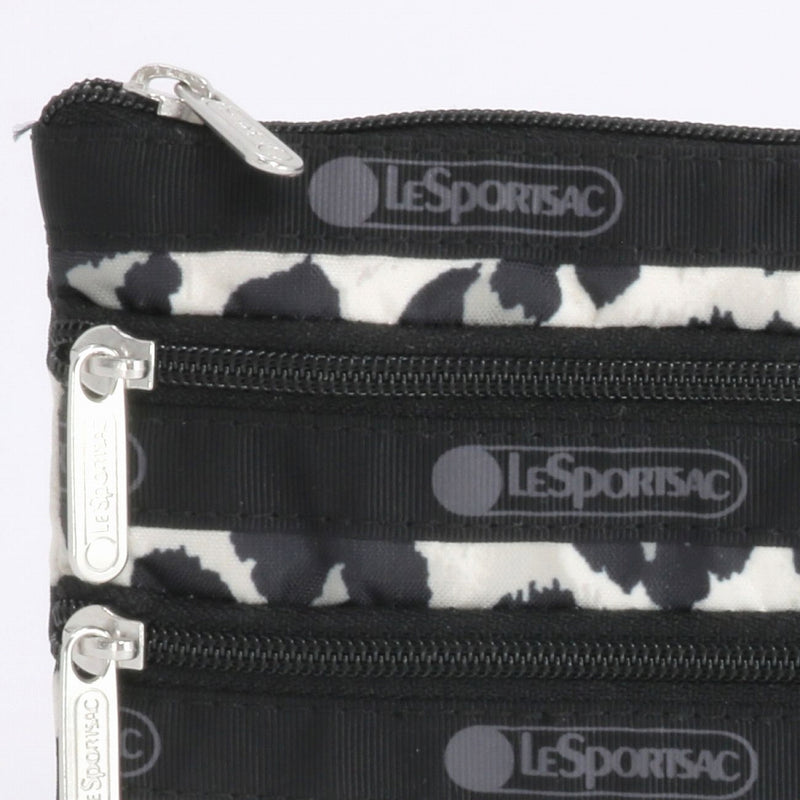 LeSportsac レスポートサック ポーチ 7158 3 ZIP COSMETIC HC19 NEUTRAL LEOPARD