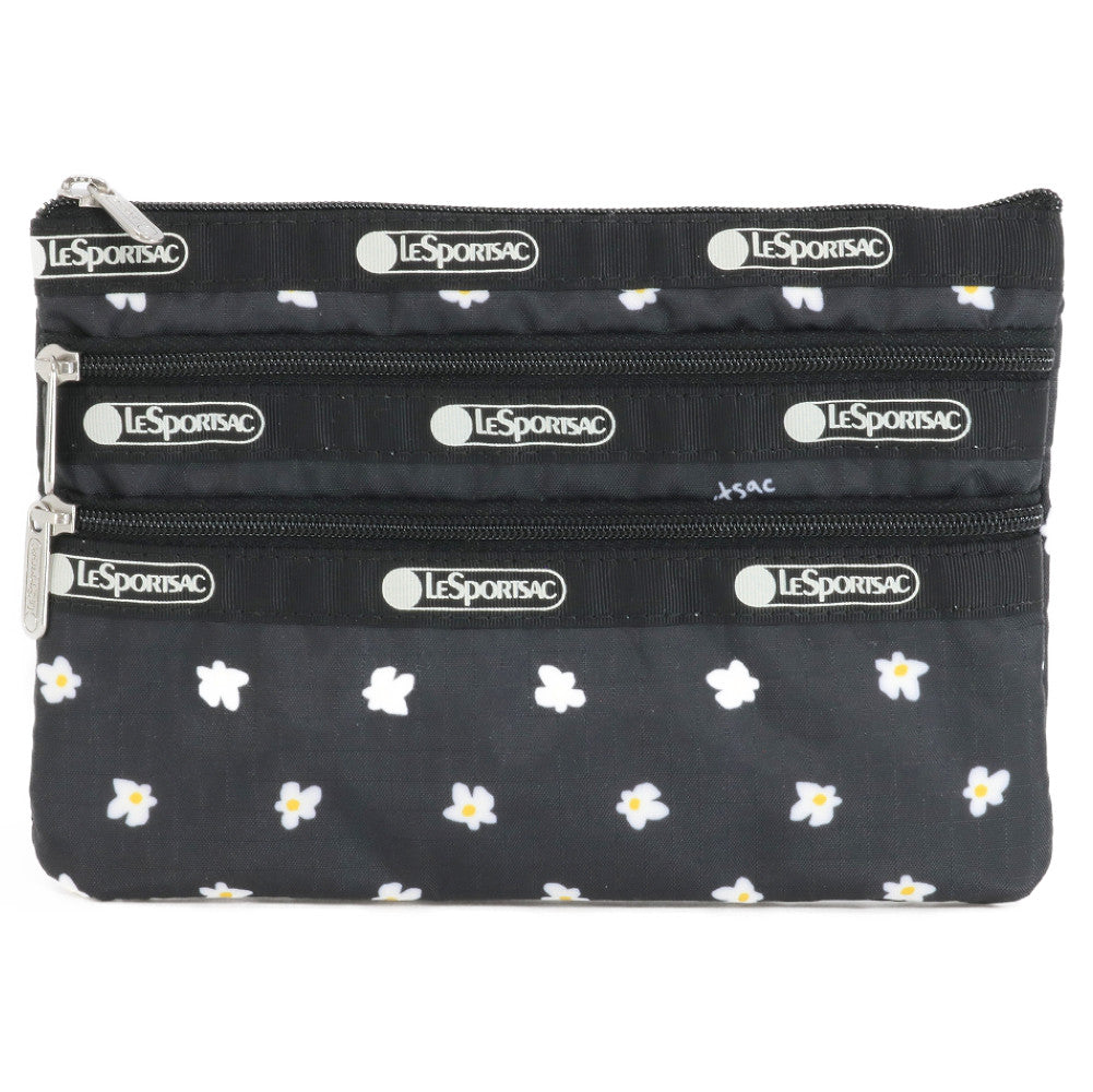 LeSportsac レスポートサック ポーチ 7158 3 ZIP COSMETIC HC86 DITSY DAISY